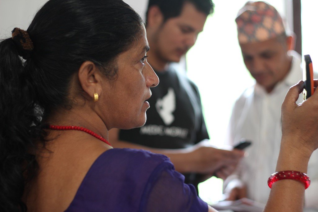 Medic's tweet photo. Excited to partner w @KFNepal to equip 594 CHWs w mobile for preventive ANC. Read more https://t.co/1Ro9b6w9l6 https://t.co/8q0d8RZZUv