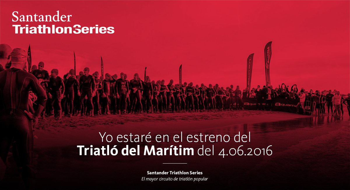 4 junio: Triatló del Marítim de <a href="/TriathlonSeries/">SantanderTriSeries</a>. 
Elige distancia (Olímpico, Sprint y Supersprint) y modalidad