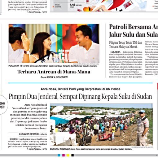 Kirain udah beres beritanya, ehh taunya hari ini keluar di Koran Jawa Pos, halaman pertama pulak :D