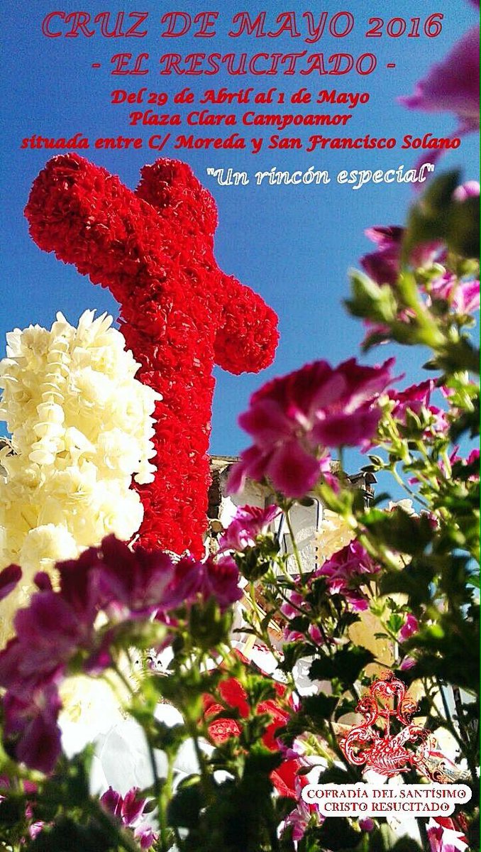 ResucitadoMontr's tweet photo. Y llegó el día... CRUZ DE MAYO 2016 🎉🎉
 #quenotelocuenten #unrinconespecial https://t.co/buFcEOsz2p