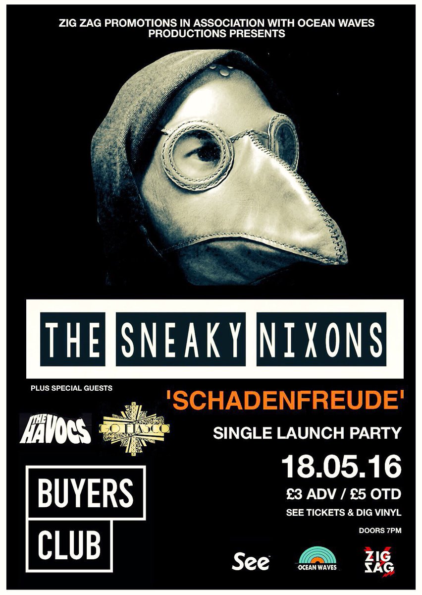ZIG_ZAGClub's tweet photo. @sneakynixons single launch @buyersclubmusic  18.05.16 w / @HavocsUK &amp; @gofiasco Just £3 : https://t.co/LhYYCNmbqk https://t.co/JAOFvtuRPR