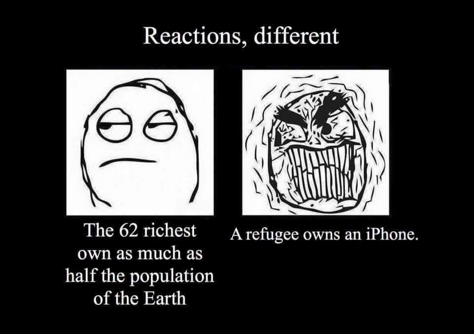 The sad reality of today's world.