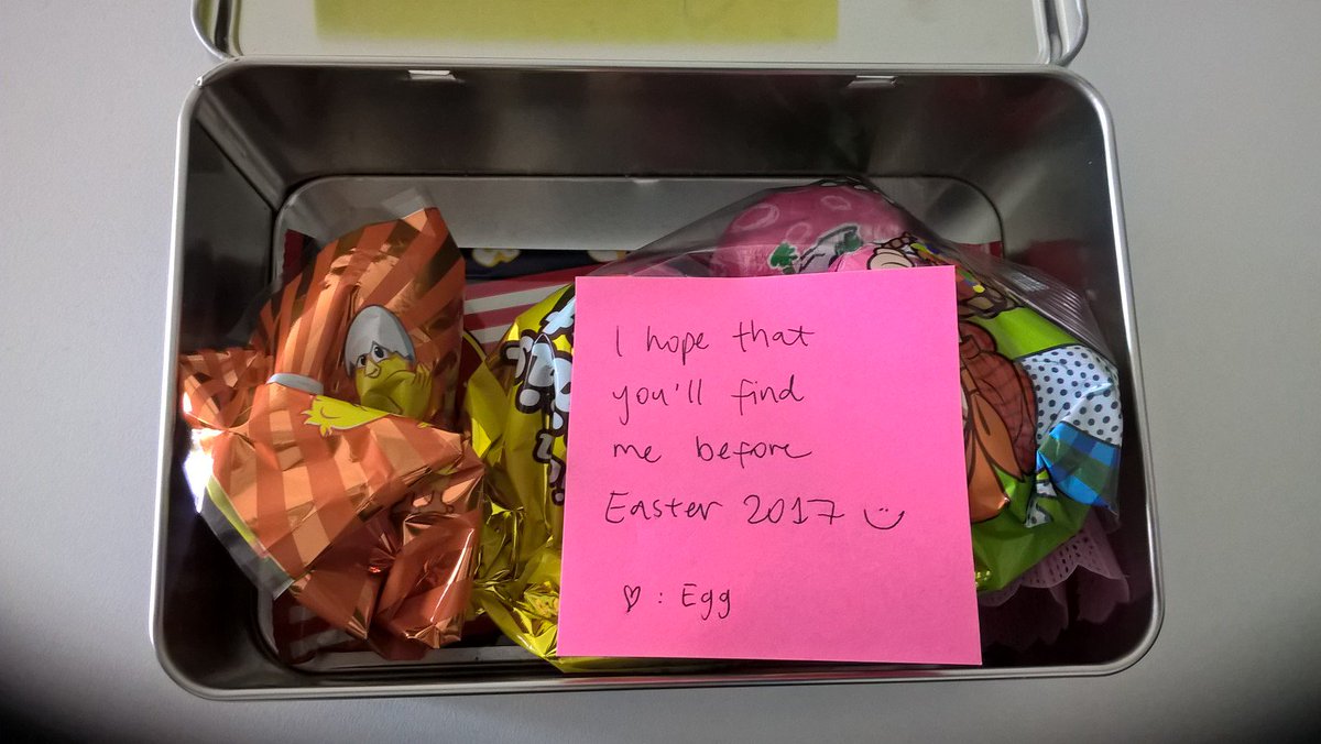 Das_Office_L170's tweet photo. What could be better than Easter eggs on a Friday before #vappu? #wellnothing #magicbox #superswagg #chocolate #TGIF https://t.co/hVsv7PCdFv