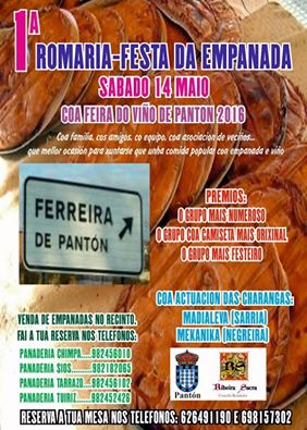 RibeiraSacra_'s tweet photo. I ROMARÍA - FESTA DA EMPANADA
na Feira do Viño de Pantón
14 de maio

@TurismoPanton #RibeiraSacra #Pantón https://t.co/HTUhN0ry6C