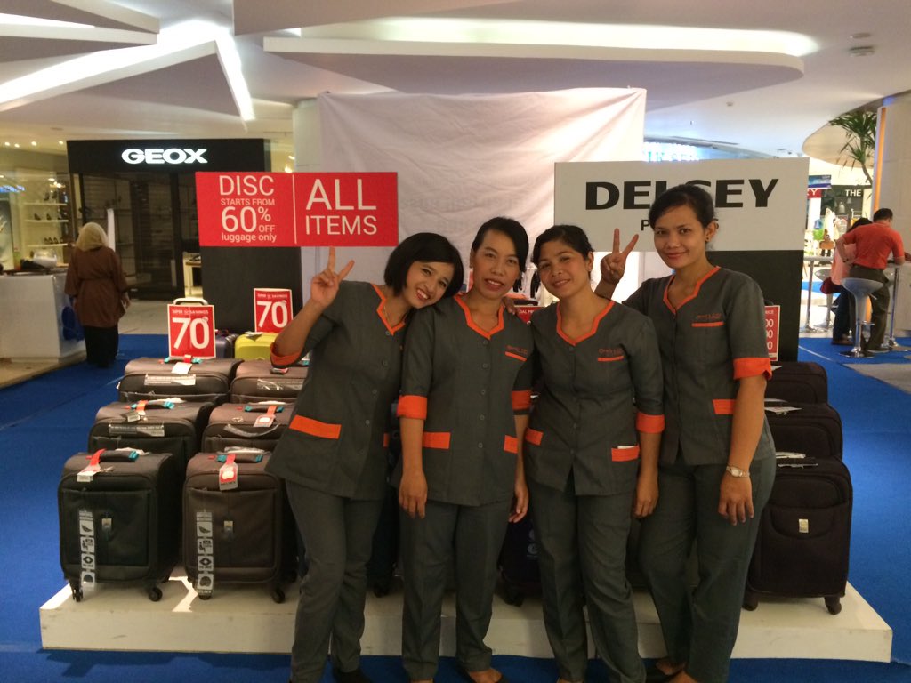 bagscityid's tweet photo. Delsey Clearance @IndonesiaGaruda Travel Fair Disc Starts From 60% cari booth kami di Jkt, Sby &amp; Bali #GATF2016 https://t.co/b90AHGzxMz