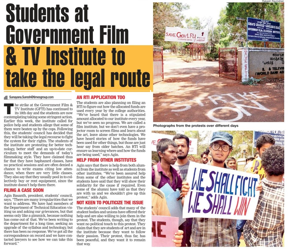 GFTIBanglore's tweet photo. @abpnewstv @DDNewsLive @OfficeOfRG @CMofKarnataka @smritiirani @ShashiTharoor @timesofindia @IndianExpress #savegfti https://t.co/sDTpy8MsFZ