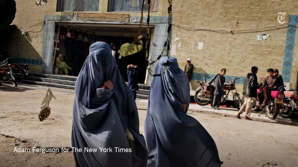 nytimes's tweet image. Afghan women: What the West gets wrong
nyti.ms/1T9vRXf via @NYTOpinion