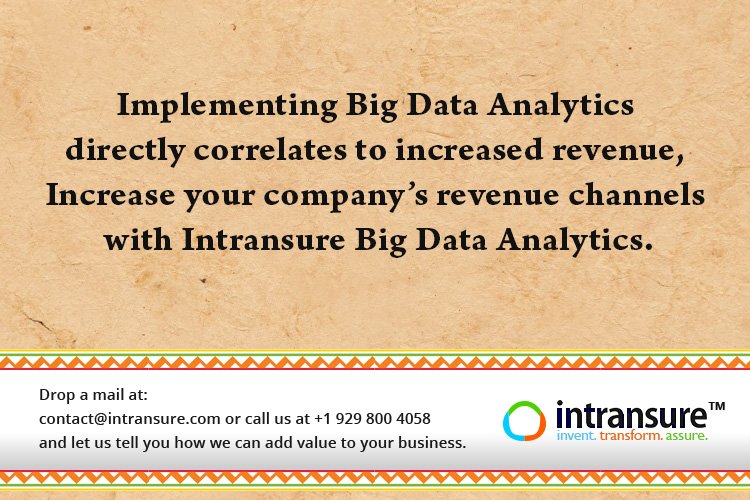 intransure's tweet photo. #BigDataSolutions #BigDataServices #BigDataReporting #BigDataAnalytics #BigData https://t.co/epQyW6fxdG https://t.co/qLdB9BmLFP