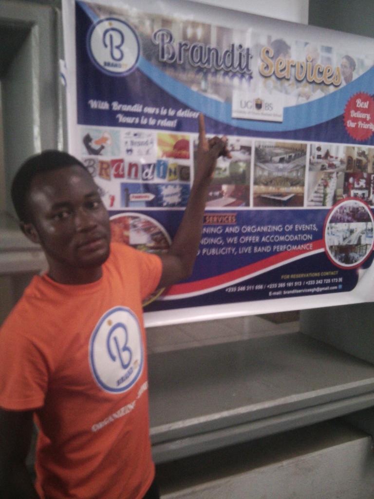 BronieEugene's tweet photo. #ugEntrepreneurshipfair16. Brandit services. contact BRandit for events organization, publicity, etc. and avoid stre https://t.co/A0ZCdbOHPt