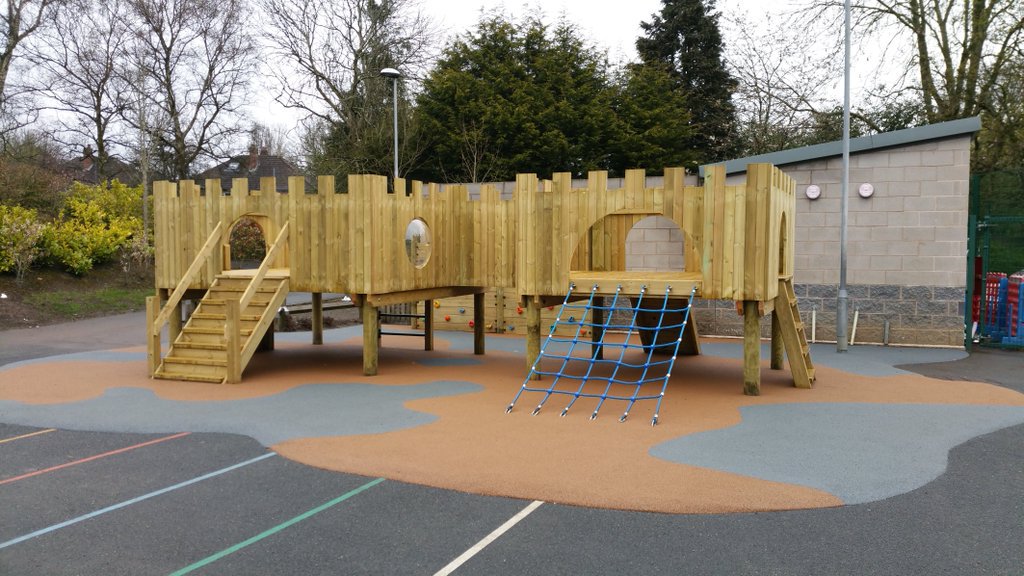 PentagonPlayUK's tweet photo. Our Langley #PlayCastle, a place where imaginative & #ActivePlay comes to life https://t.co/AGK6j9lgKM #Edchat https://t.co/qw3o6nlJrO
