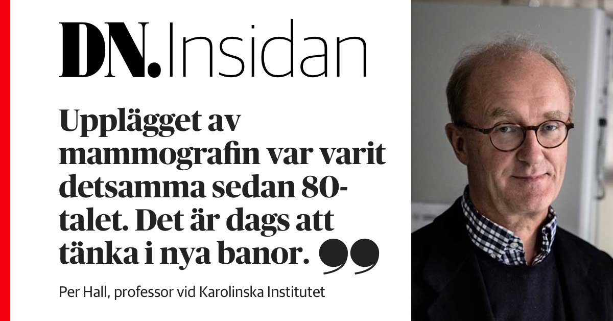 dagensnyheter's tweet photo. Snart kan alla få veta sin risk för att få bröstcancer https://t.co/B7VbPhTe71 https://t.co/yWiqcD7sSK