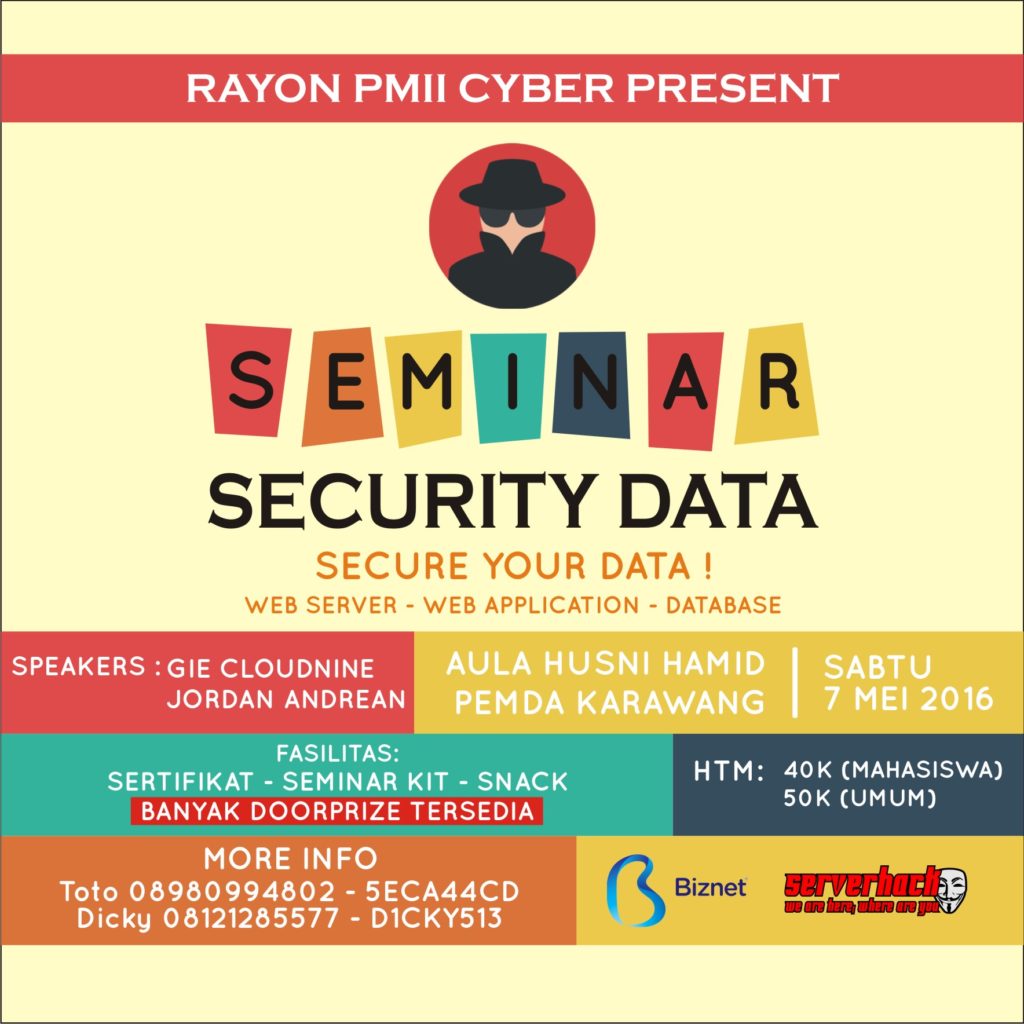 ServerHackOrg's tweet image. Seminar Security Data - sh.st/OtlWZ
