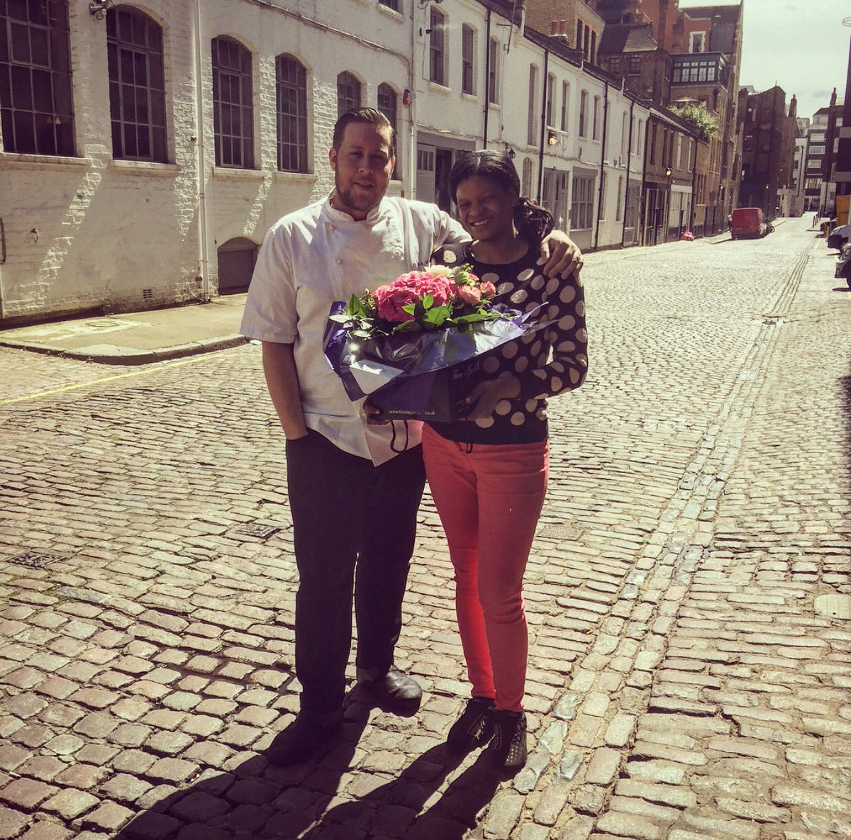 Today's Sarah's last day at work before maternity, thanks for 6 years of hard work from all at <a href="/Galvin_brothers/">Galvin Restaurants</a> xx