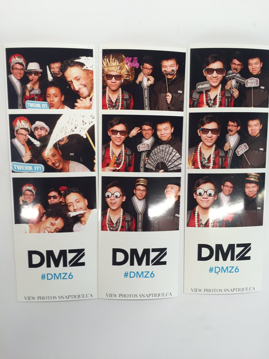 BrigitteMarieD's tweet photo. Walk into @BiomedicalZone to see photos of our #startups from last night @RyersonDMZ #DMZ6 😁🎉 https://t.co/nQ3lMTmnOD