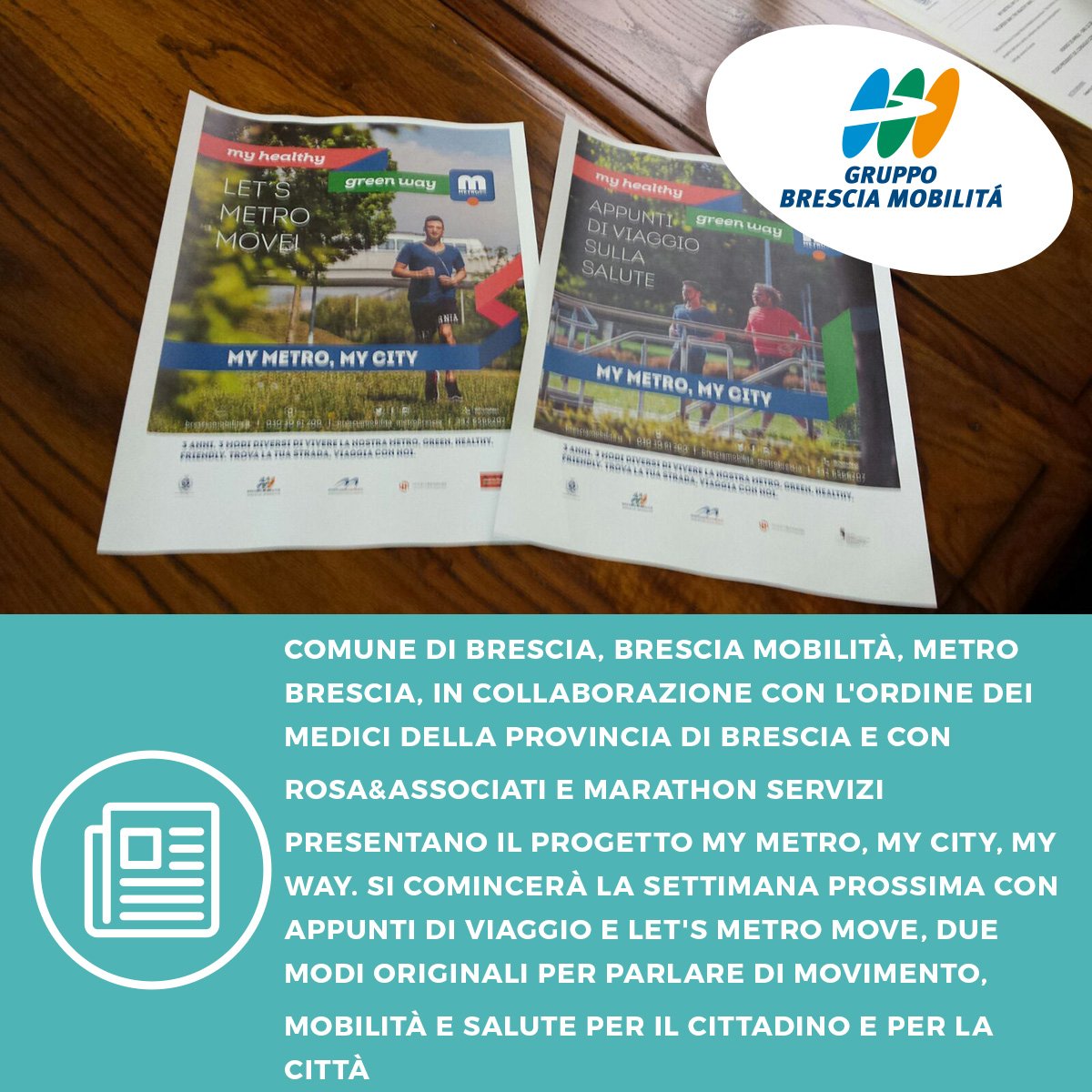 bresciamobilita's tweet photo. Presentato il nuovo progetto MY METRO, MY CITY, MY WAY https://t.co/iplVHRW4NA https://t.co/077YGGmGwh