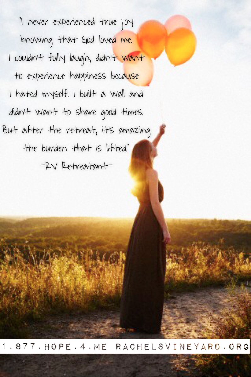 alvedaking's tweet photo. Break through the walls of #suffering and the #pain of #abortion at #RachelsVineyard. Visit https://t.co/UXFC04cnBp https://t.co/DHOcWalLM2