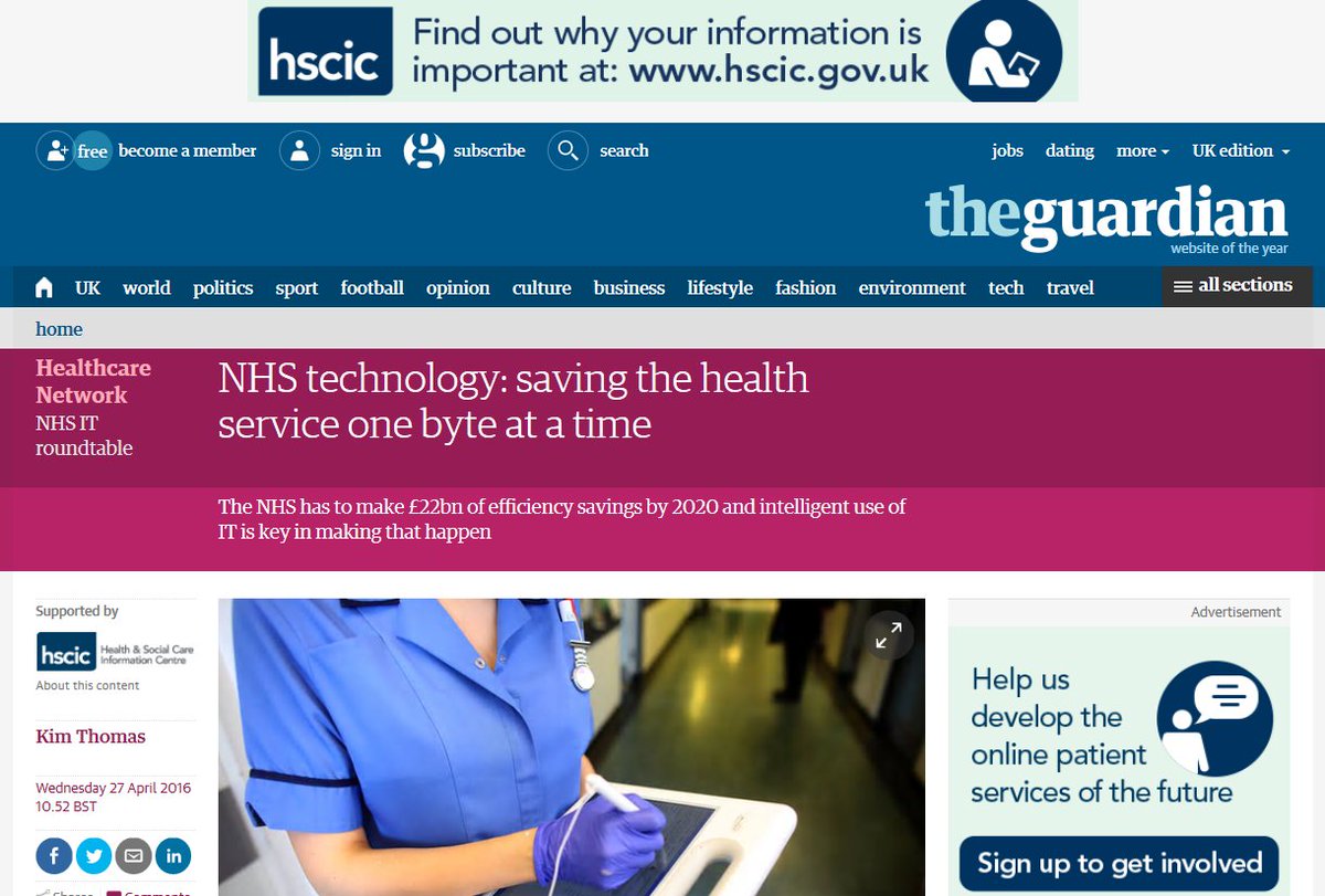ajpcarr's tweet photo. Great to see @guardian sharing @Beverley_Bryant comments about @NHSSCR https://t.co/4kWhg5jfcK
#safety #efficiency https://t.co/hq12ASObuI