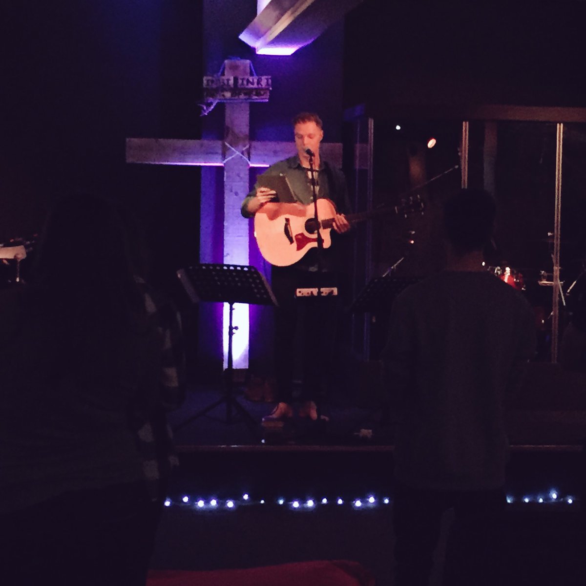 BV_students's tweet photo. Great to have @DanRiddle1 from @ChurchBristol and @SomethingMoreUK as our guest worship leader for #soulcareday https://t.co/CqVrMoHYtv