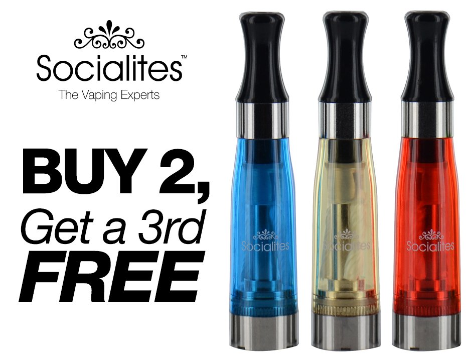 SocialitesZer0's tweet photo. #offers @Pavilionsuxb 4 #vapers 

Buy 2, get 1 FREE #cartomizers #eliquids #clearomizers

#vapeon #smokefree #ecigs https://t.co/RZENN4LTuf