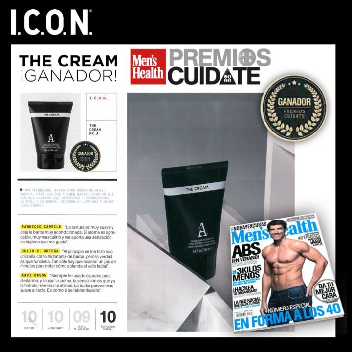 ¡Lo tenemos! Mejor producto en la categoría de barba para The Cream en los #PremiosCuidate2016 <a href="/menshealthESP/">Men's Health España</a>