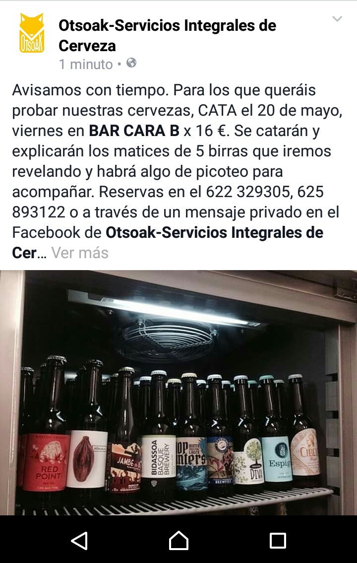 Cata de cervezas artesanas en #BarCaraB el próximo viernes 20 de mayo. Echadle un ojo. Va a ser divertido.
