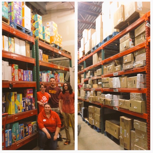 Had such a successful spur of the moment overnight reorganizing the bulk racking! 💪#makinmoves #soproudofthisteam👍