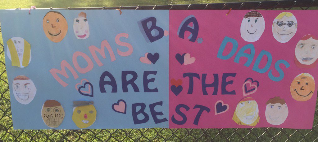 Schools_BA's tweet photo. A great student poster to show parent support. #family https://t.co/QKMo98s6zr