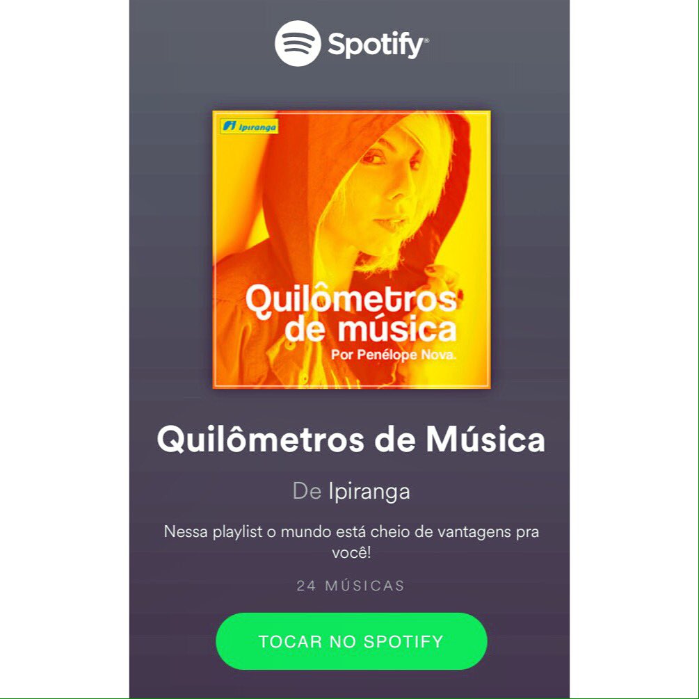 Afim duma playlist ANIMADA PRUM ROLÊ? open.spotify.com/user/ipirangao… e agradecer ao <a href="/ipiranga/">Ipiranga</a> por me unir à música!