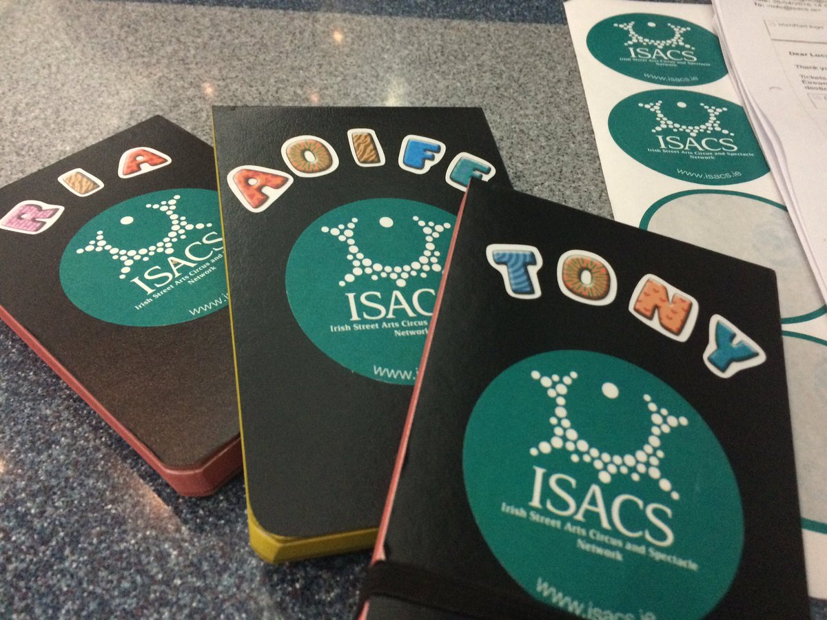ISACSIreland's tweet photo. Oh yes #delve artists #artsireland @foolsfestival @AcrophobiAIre @tumblecircus we are en route with @IrishRail https://t.co/zTDzPSIUMF