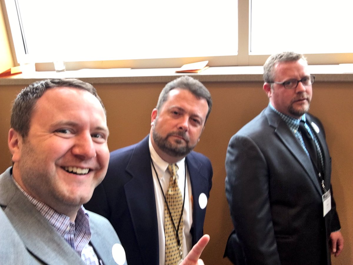 rypearson's tweet photo. Team @graphicadesign! Mixed emotions preparing for the catwalk @ #CTWMenAtWork w/ @GregGramke @cincysam https://t.co/OkKREEa7Pe