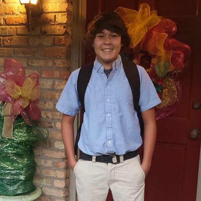 krissythayes's tweet photo. Well this guy made it almost 10 years perfect attendance from school.He was very sick last night. #murphyHS #proud https://t.co/8IIiq7bCra