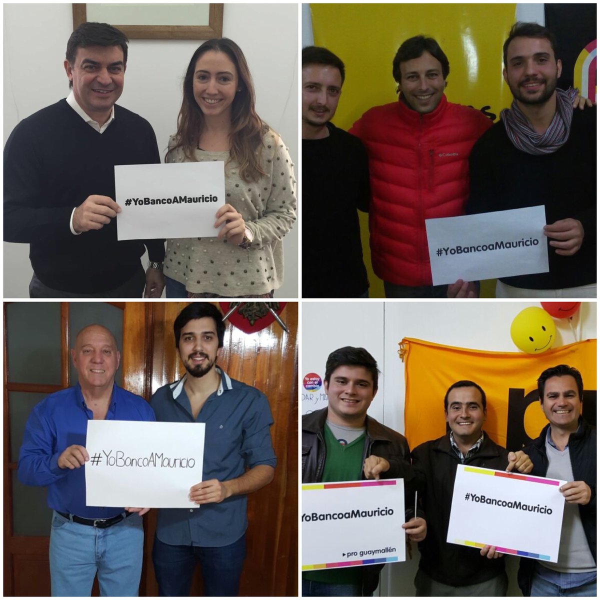 MendozaJPro's tweet photo. #YoBancoAMauricio

¡SUMÁTE CON TU FOTO! :) https://t.co/nsRk572BMW