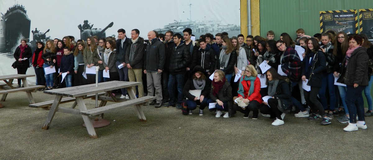 Visite des élèves de 3e du lycée institutionnel Saint-Louis de Saumur !