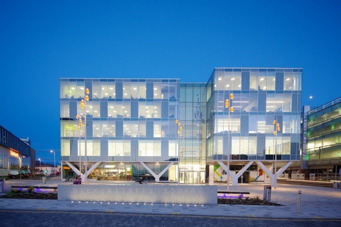 TalbotGateway's tweet image. You’d have to agree, our award-winning offices look even smarter in the dark!