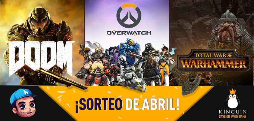 SORTEO: Doom , Overwatch o TW Warhammer. #RT + Follow <a href="/juandiazdelgado/">xJuan</a> y <a href="/EsKinguin/">KinguinES</a> + info kinguin.net/es/blog/sorteo…