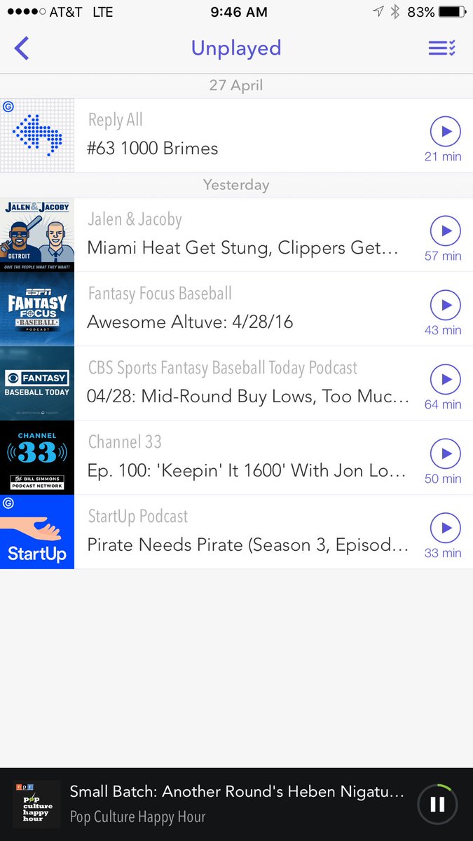 davidfmatheson's tweet photo. Starting to strive for #PodcastZero more than #InboxZero. https://t.co/2ezQl6EQRo