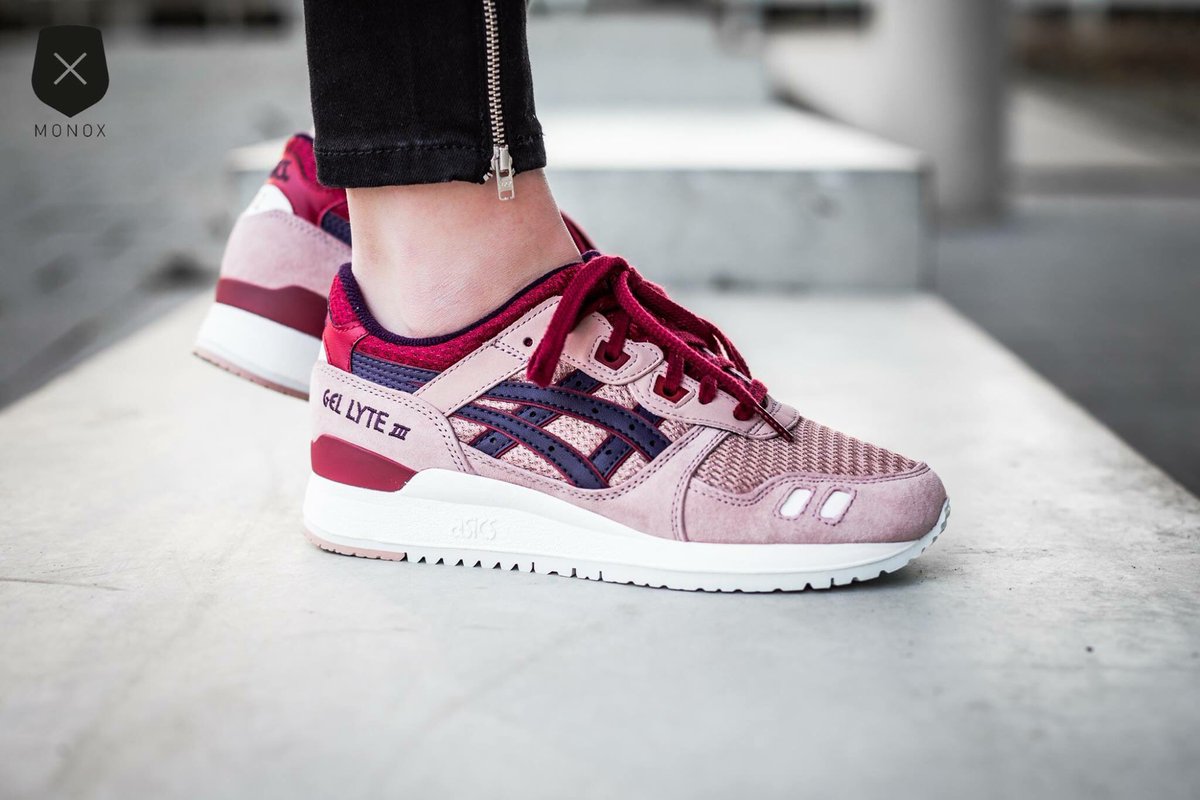 asics gel lyte iii adobe rose