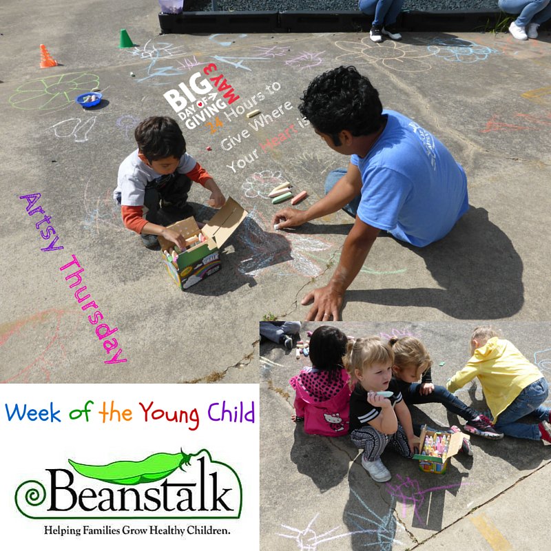 bjjccbeanstalk's tweet photo. Parents joined their preschoolers for some #WOYC2016 Artsy Thursday fun on 4/14 #BigDog2016 #flashbackfriday https://t.co/uX3g7h1r1e