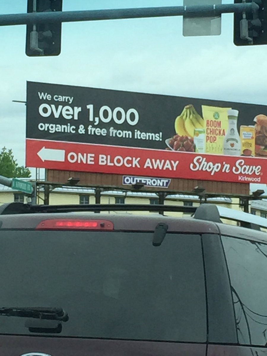 STL1226's tweet photo. Want to improve the entrance to @KirkwoodCity ?  Get rid of this eyesore. #huge #obnoxious #Billboardpollution https://t.co/bIAOt1SavW