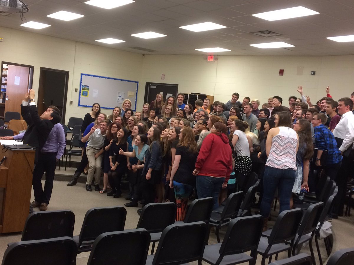 brentsnelson04's tweet photo. Mr. Westgard's college mentor with the UWRF concert choir performing with MHS students #moraschools #morachoirs https://t.co/83Qh7hqqhQ