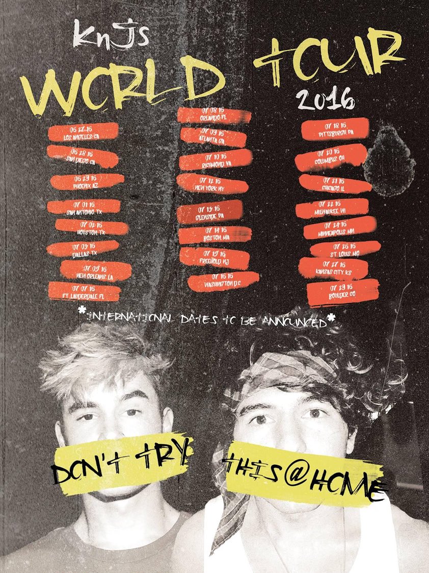 KianAndJc's tweet photo. TICKETS ARE AVAILABLE! 🎟#DontTryThisAtHomeTour https://t.co/28KZjNcEec 🚌 https://t.co/pssN2Q7vEb