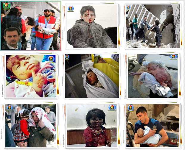 الصور الكاملة : قوات بشار وايران و روسيا تبيد اطفال الشعب السورى #حلب_تحترق