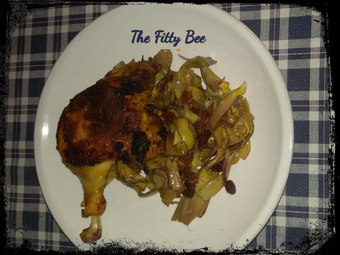 FittyBee's tweet image. Duck legs with mustard and artichokes thefittybee.com/2016/04/29/duc…