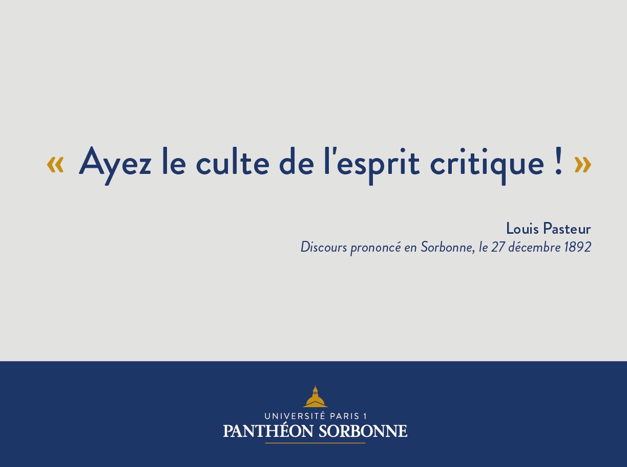 Universite Paris 1 Pantheon Sorbonne Citation De La Semaine De Louis Pasteur Lors D Un Discours En Sorbonne Le 27 Decembre 12 Vendredilecture T Co Mrtwqslja5 Twitter