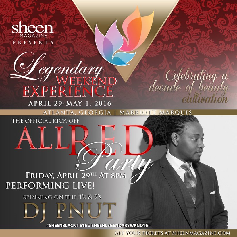 sheenmagazine's tweet photo. Kick off #SheenLegendaryWknd16 tonight with guest DJ #DJPNut! https://t.co/H5KhIoTJXE https://t.co/hFoE0rdrRp