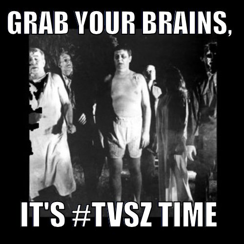 TvsZPatientZero's tweet photo. @allistelling our friendship is based on a very deep desire for human brains @TNguyening1 #TvsZ https://t.co/L7IR1R3u68