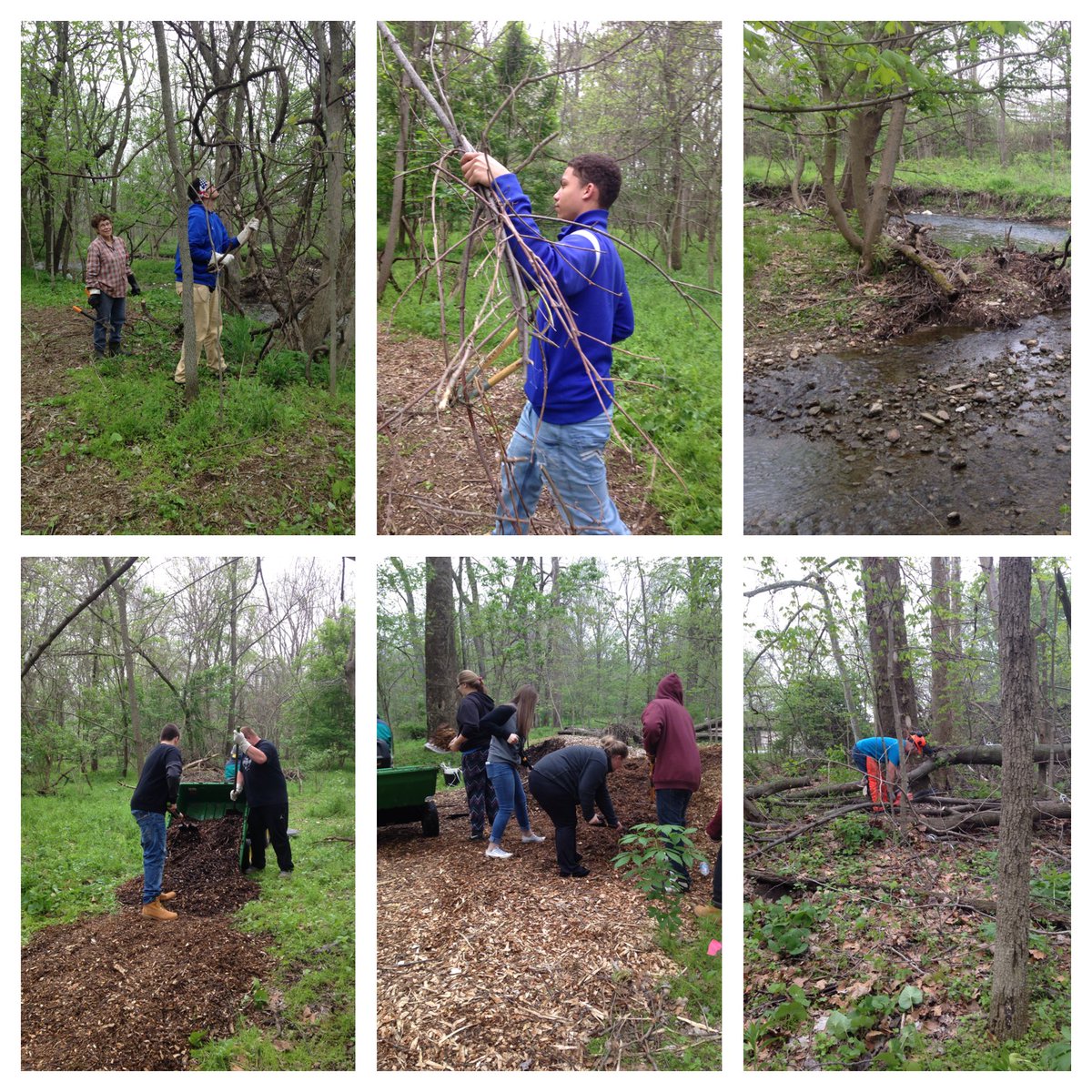KokomoCrossing's tweet photo. Crossing Students working in our community! @crossing_edu #ServiceLearning https://t.co/1BeRwzeKO6