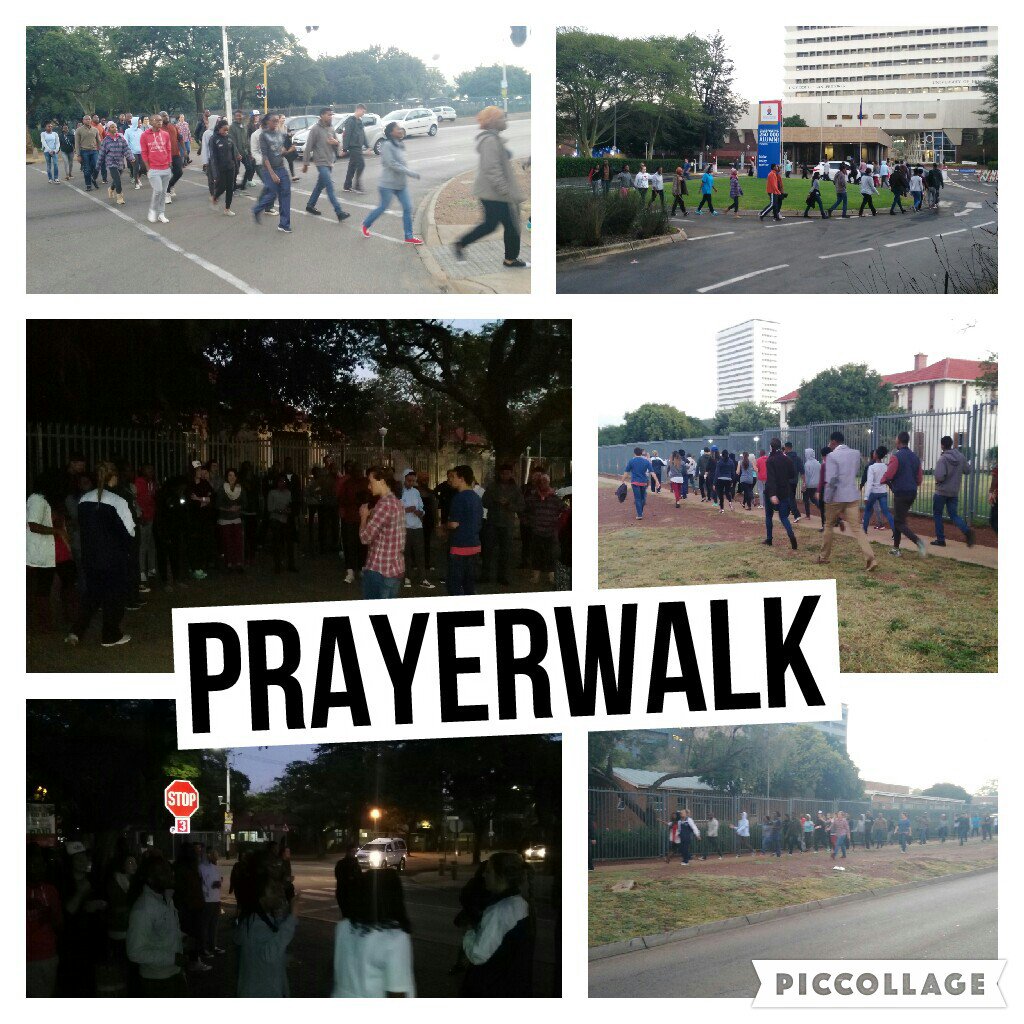 Elzaan_Pret's tweet image. Highlights from the past week. Prayerwalk on campus #AltarOfPrayer #SZ2 @CRCMain