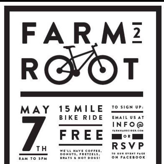 farmhauscider's tweet photo. Be sure to join us a week from tomorrow for #farm2root spring fondo! #gravel #fatbike #cider #beer #weridehardandfun https://t.co/F7EWRZcAqE