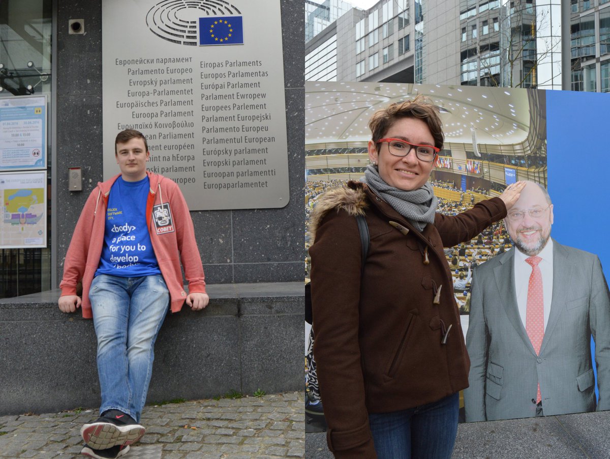 Dvoje naših članova nam šalju pozdrave iz Bruxellesa. Mah-mah i vama… :)